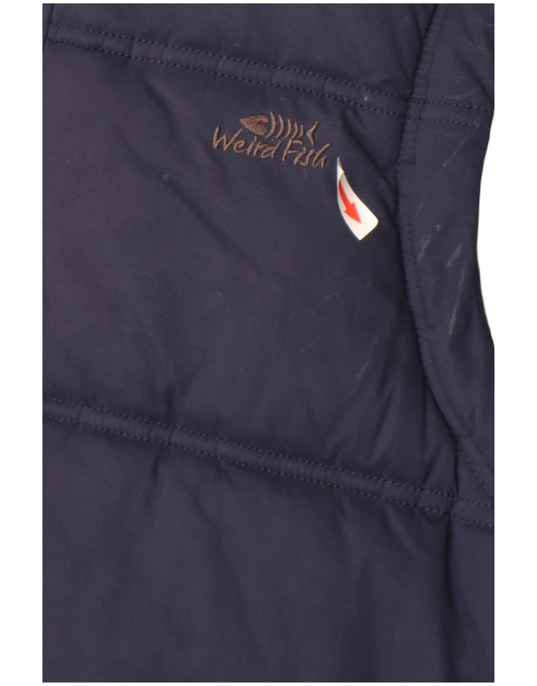 Weird Fish Herren Wattierte Weste UK 42 XL Marineblau Polyester