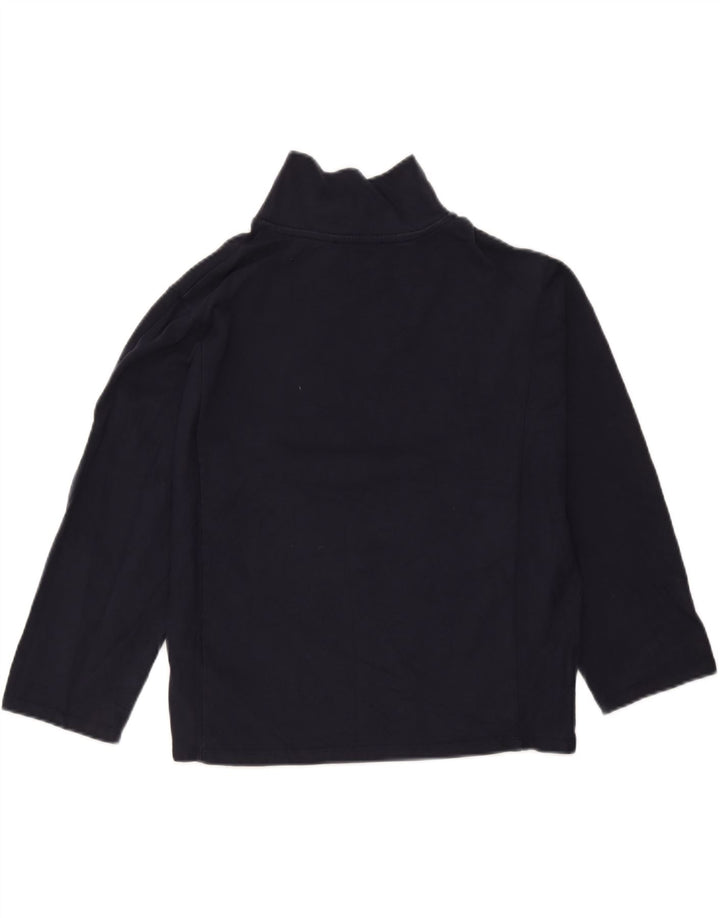 Marks & Spencer Damen-Top, 3/4-Ärmel, UK-Größe 12, mittelmarineblau, Baumwolle
