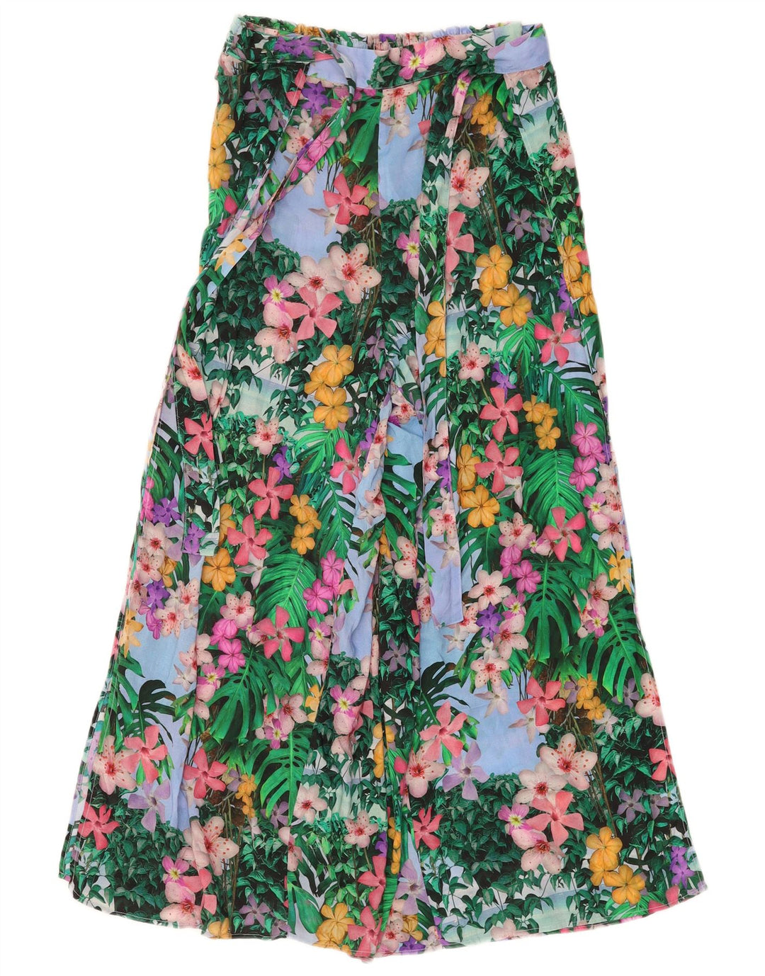 Desigual Damen-Haremshose mit weitem Bein, Größe S, W26, W27, mehrfarbig, Blumenmuster