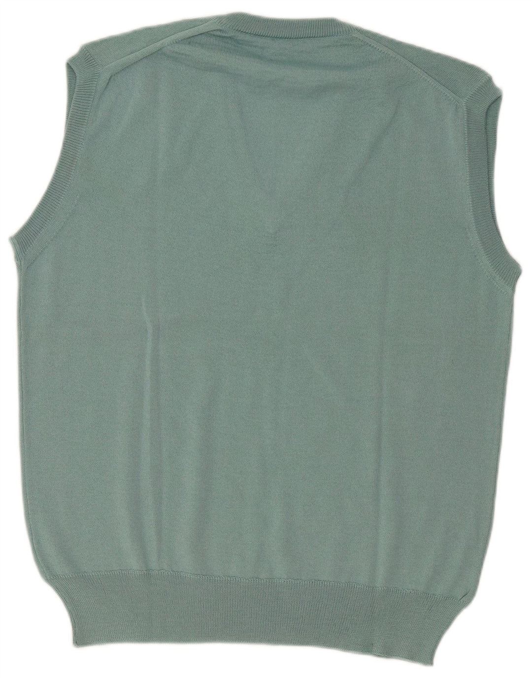 Vintage Herren Weste Tank Top Große blaue Wolle