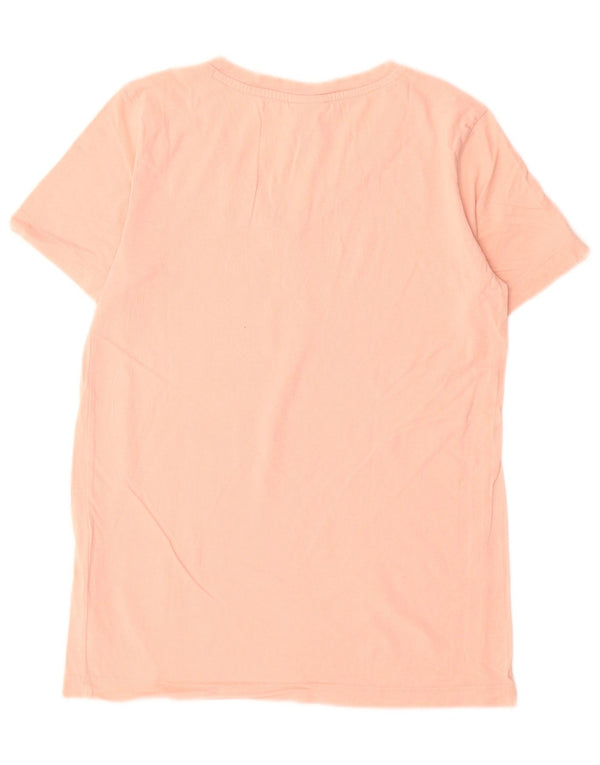 Champion Damen T-Shirt Top UK 6 XS Rosa Baumwolle