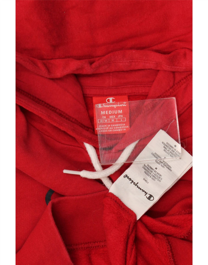 Champion Herren-Kapuzenpullover mit Grafik, mittelrote Baumwolle