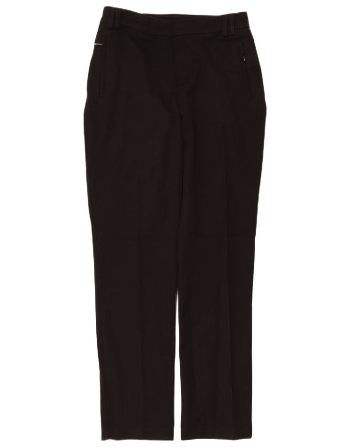 Marks & Spencer Damen Regular Chinohose UK 8 Small W28 L29 Schwarz