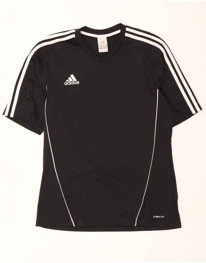 Adidas Herren Climalite T-Shirt Top Medium Schwarz Polyester