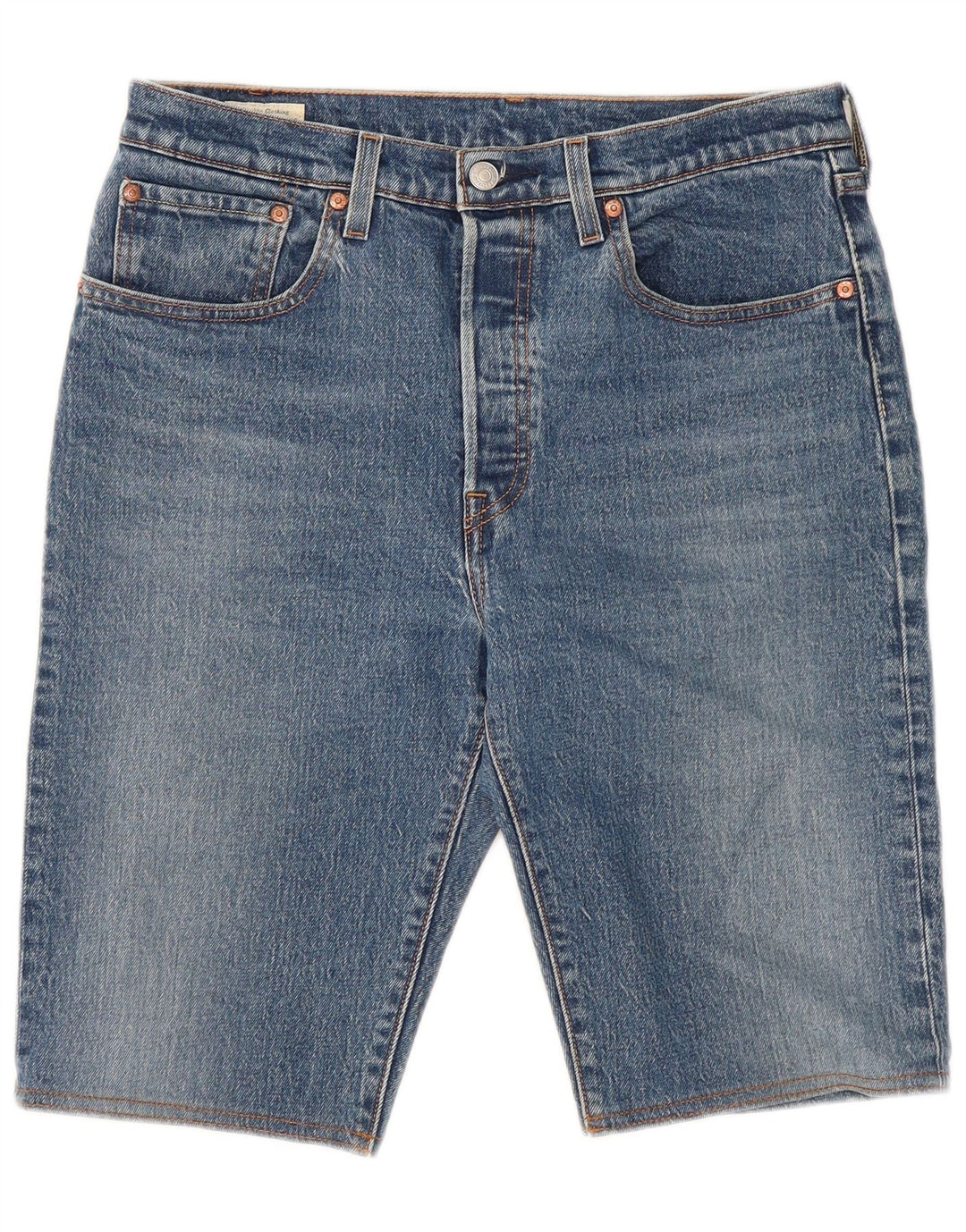 LEVI'S Herren 501 Jeansshorts W30 Mittelblau