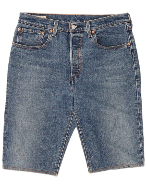 LEVI'S Herren 501 Jeansshorts W30 Mittelblau