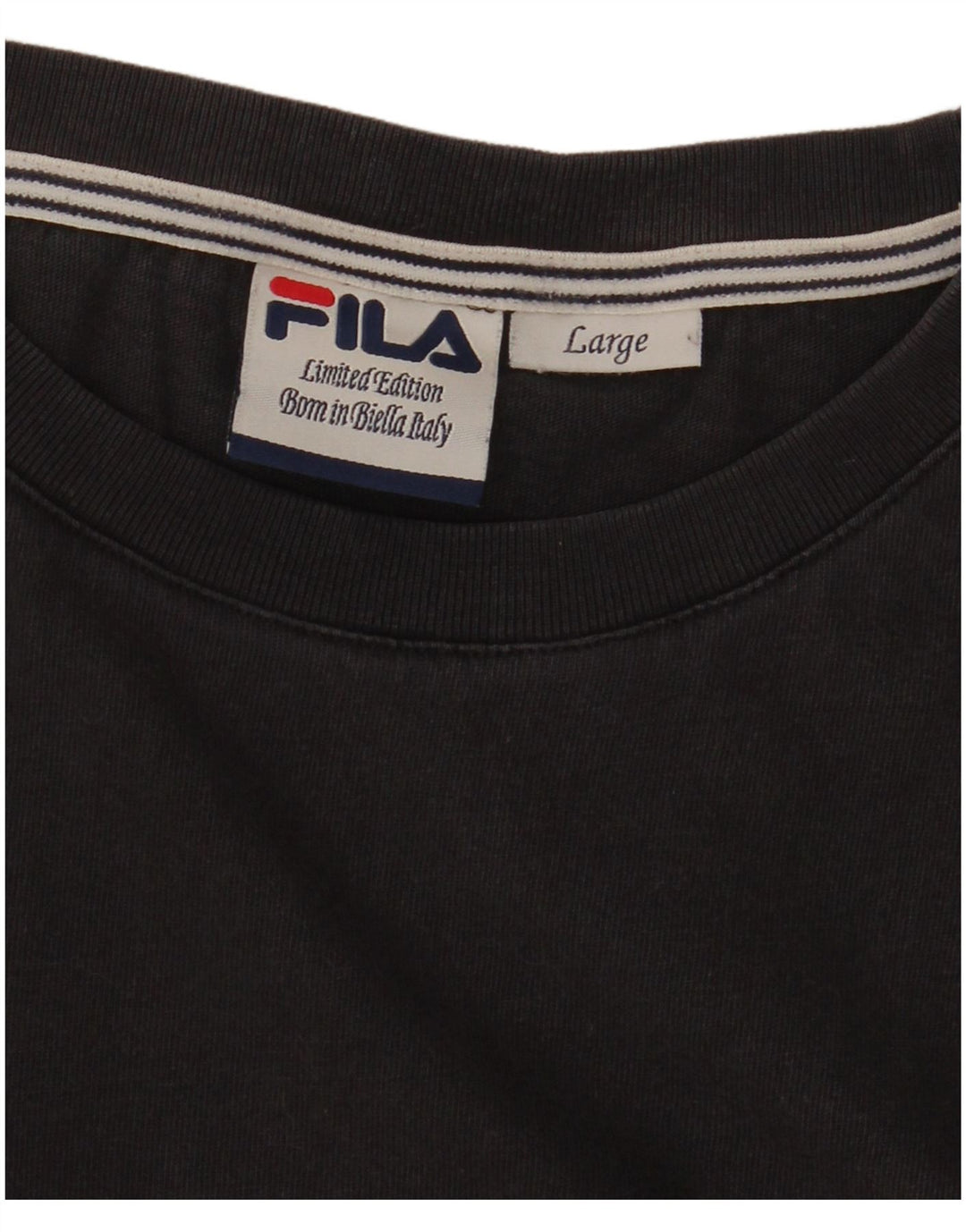Fila Herren Limited Edition Graphic T-Shirt Top Large Schwarz