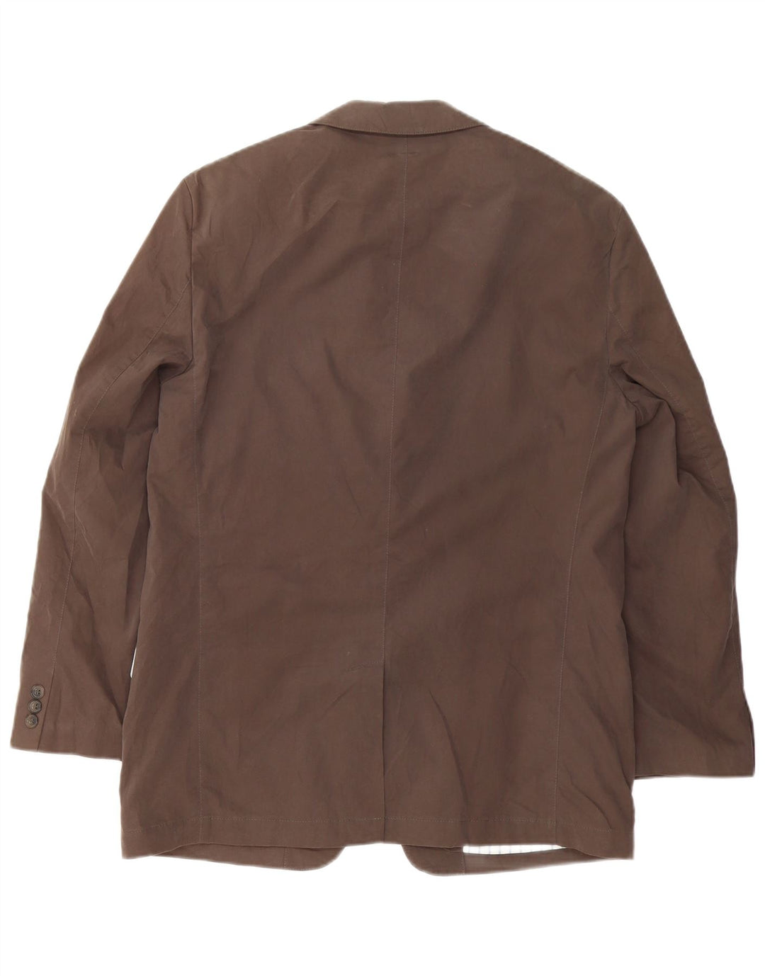 Marks & Spencer Herren-Blazer mit 2 Knöpfen, UK 38, mittelbraun, Baumwolle