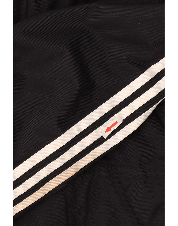 Adidas Herren Climashell Kapuzen-Regenjacke UK 44/46 Großes schwarzes Polyamid