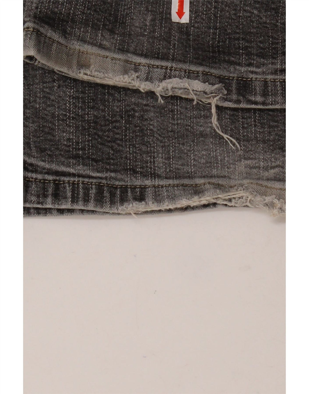 MARKS & SPENCER Damen Stretch Straight Jeans UK 16 Large W32 L30 Grau