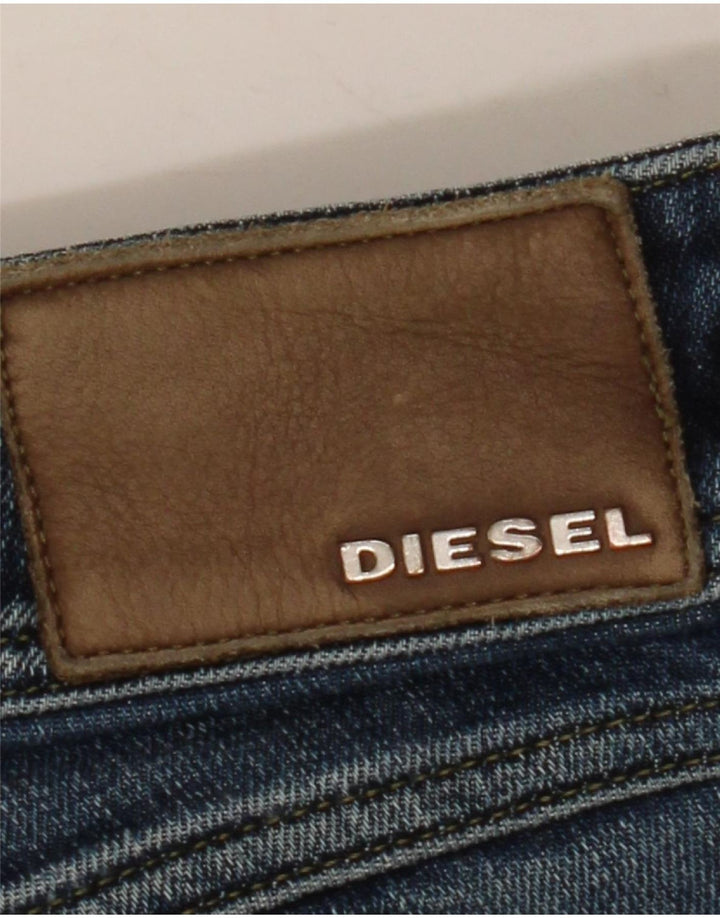 Diesel Damen Matic Slim Jeans W30 L32 Blaue Baumwolle