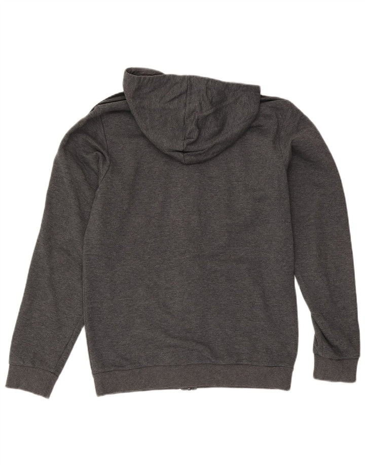 Adidas Herren Zip Hoodie Pullover Kleine graue Baumwolle