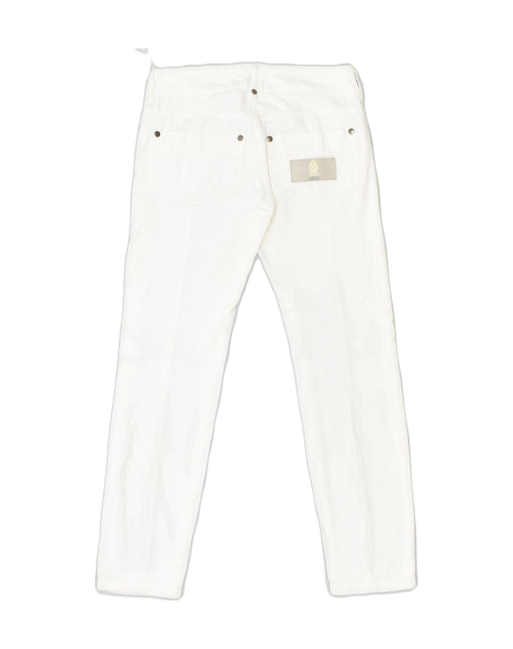 DONDUP Womens Tapered Jeans W27 L29 White Cotton | Vintage | Thrift | Second-Hand | Used Clothing | Messina Hembry 