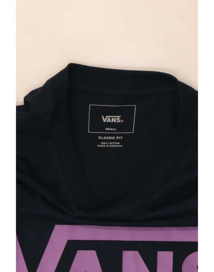 Vans Herren-Oberteil mit klassischer Passform, langärmlig, marineblau, Baumwolle