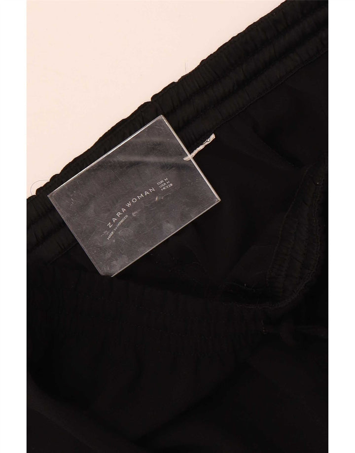 Zara Damen Bootcut-Hose, mittelgroß, W28, L24, Schwarz