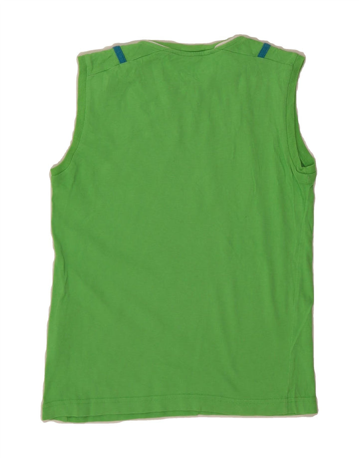 CHAMPION Boys Graphic Vest Top 9-10 Years Medium Green Cotton Vintage Champion and Second-Hand Champion from Messina Hembry 