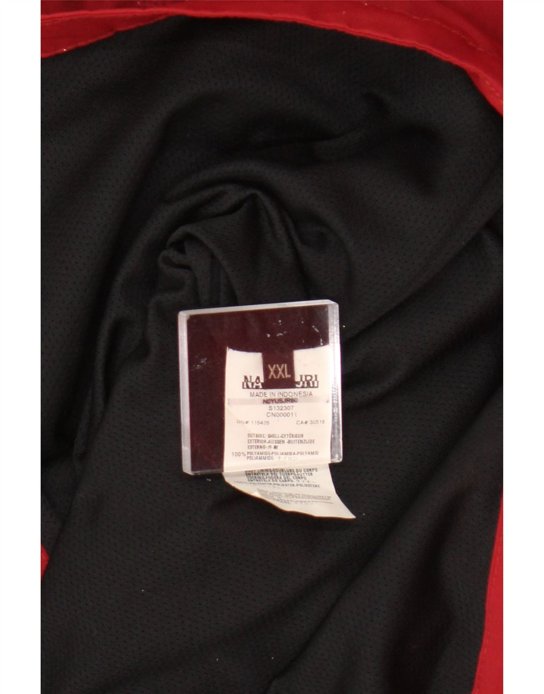 Napapijri Herren Geographic Regenjacke UK 44 2XL Rot Polyamid