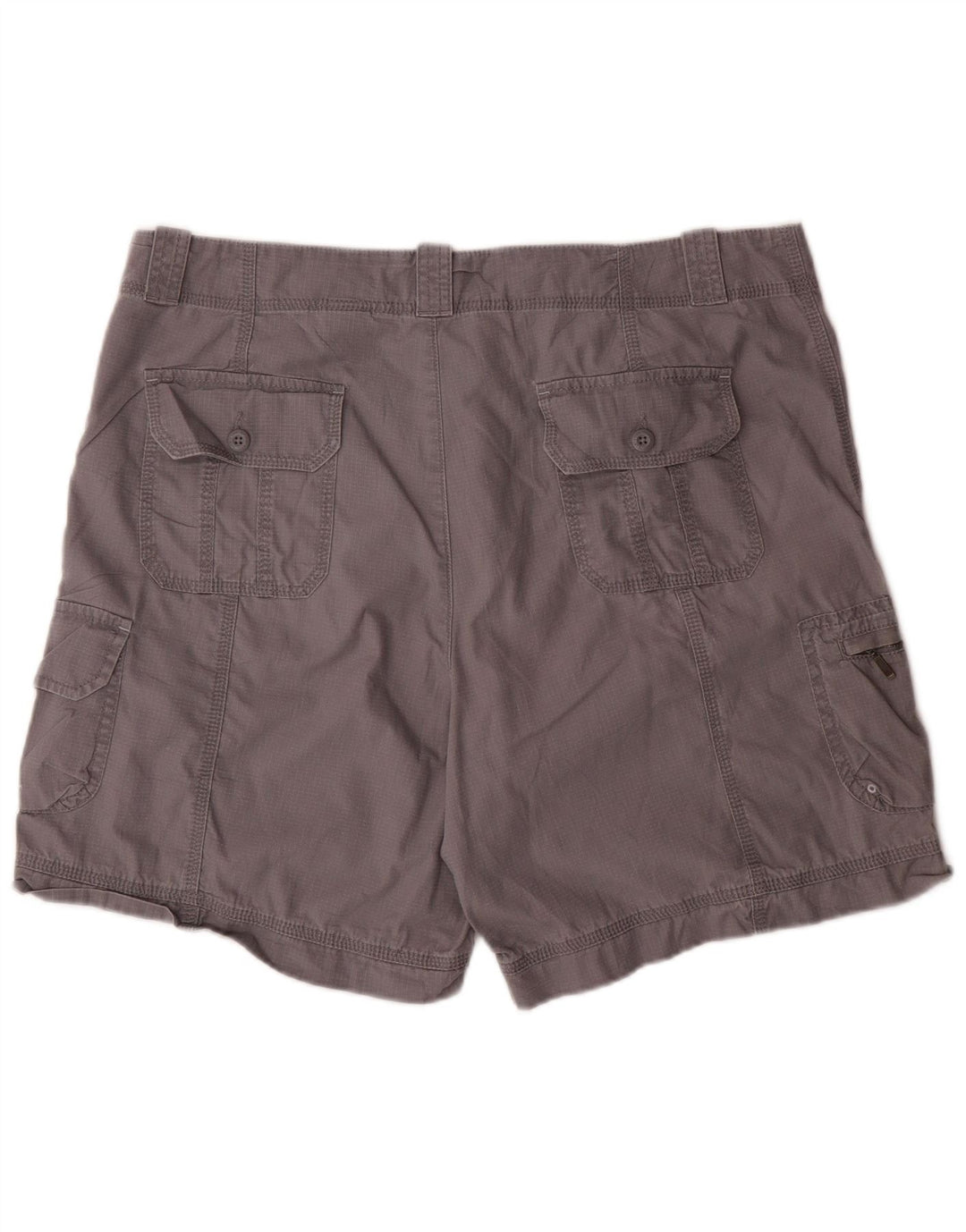 EDDIE BAUER Damen Cargoshorts US 16 2XL W36 Graue Baumwolle
