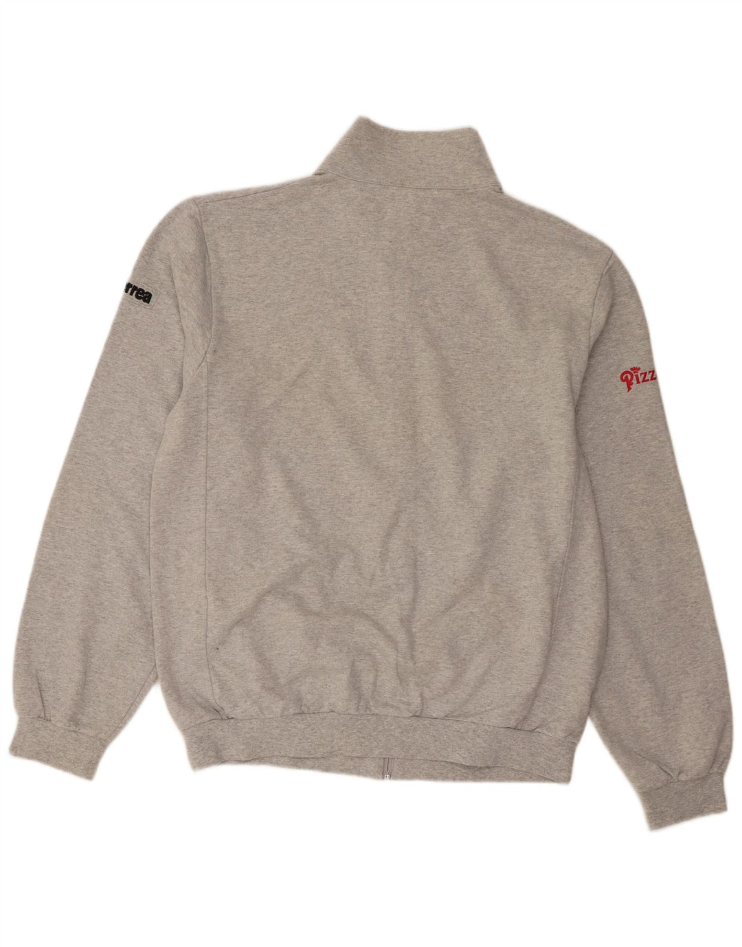 Errea Herren-Trainingsanzugoberteil mit Grafik, 3XL, graue Baumwolle