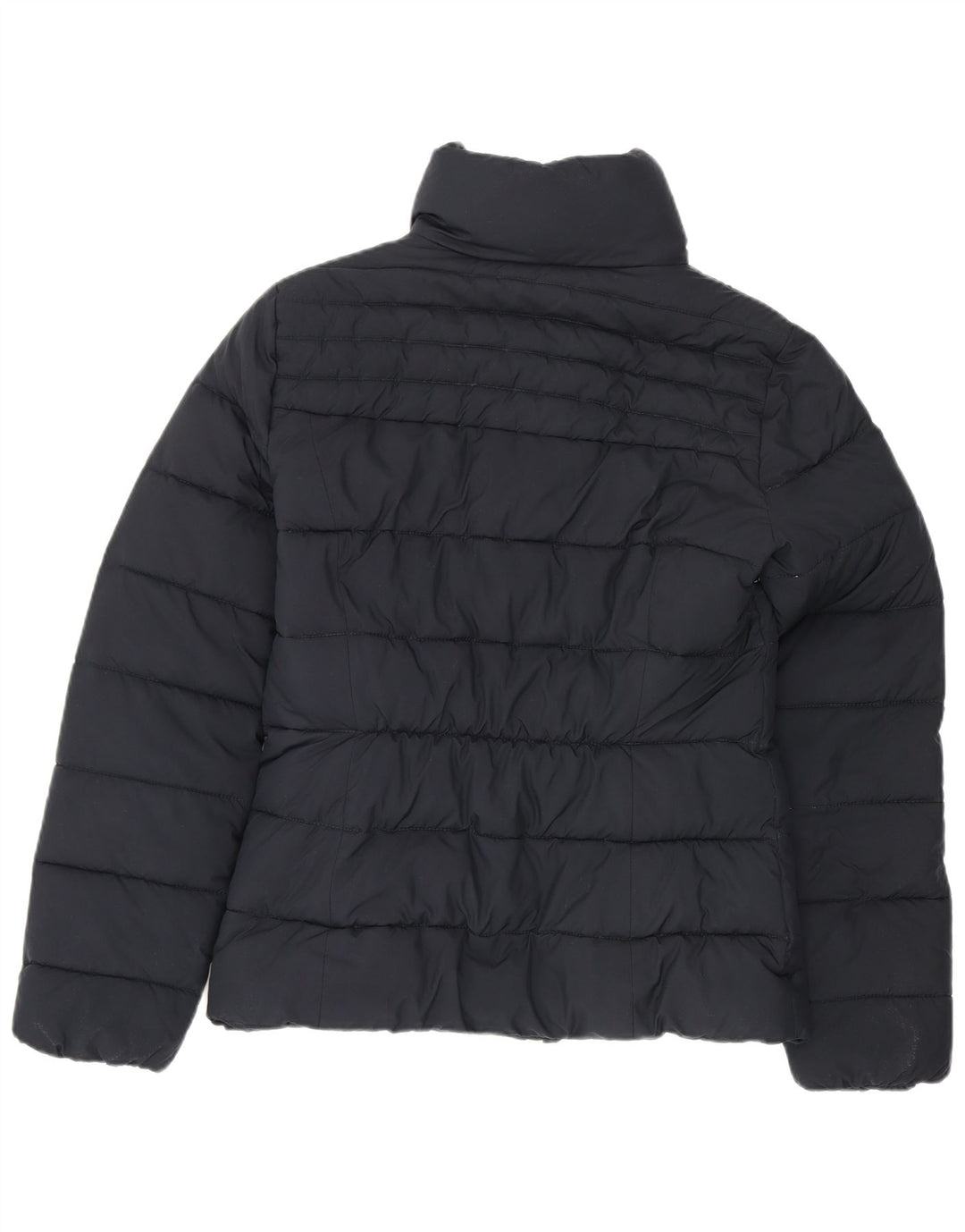 Hollister Damen Sherpa Wattierte Jacke UK 10 Small Marineblau Polyester