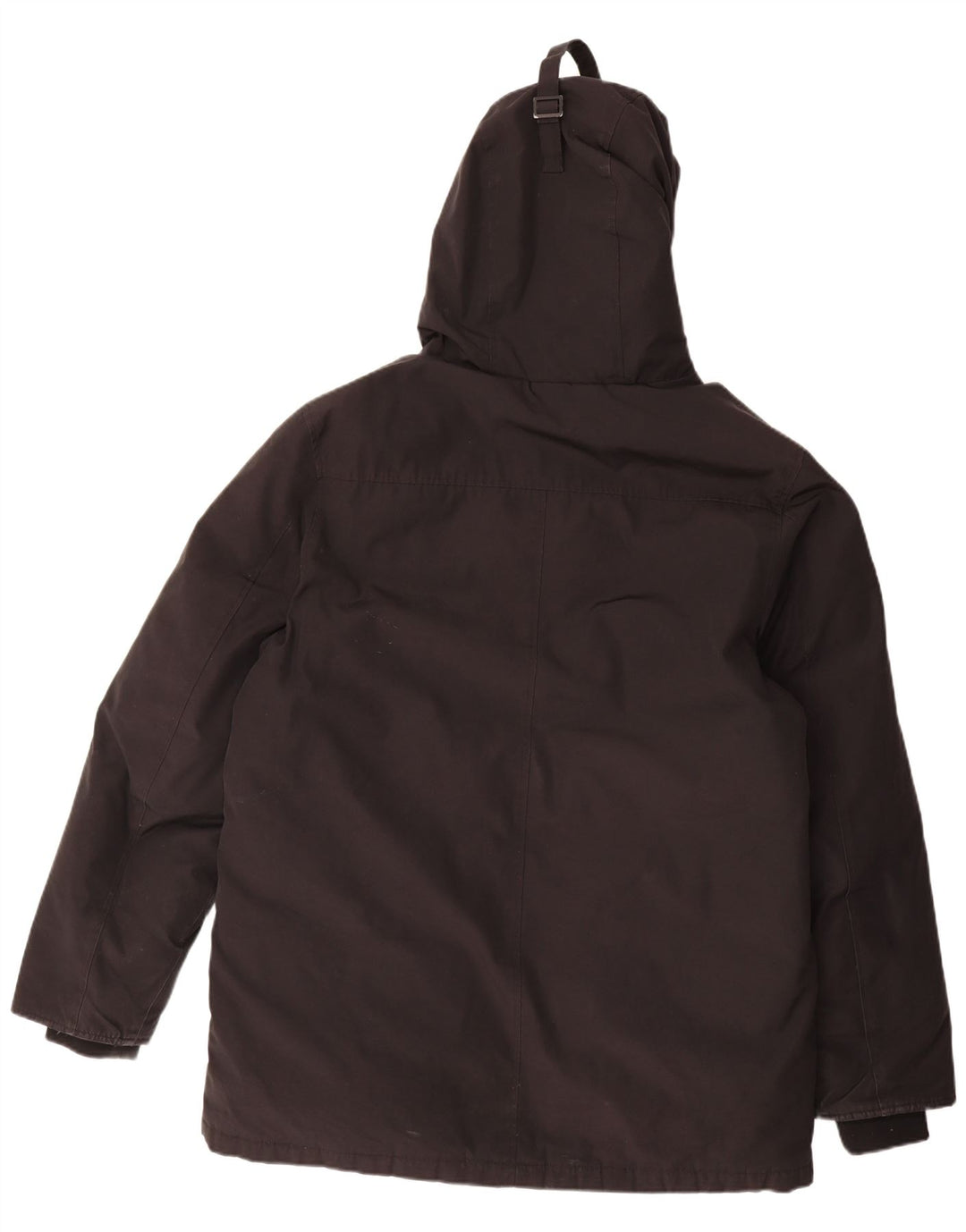 Superdry Herren-Mantel mit Kapuze, gepolstert, UK 44 2XL, Schwarz, Polyester