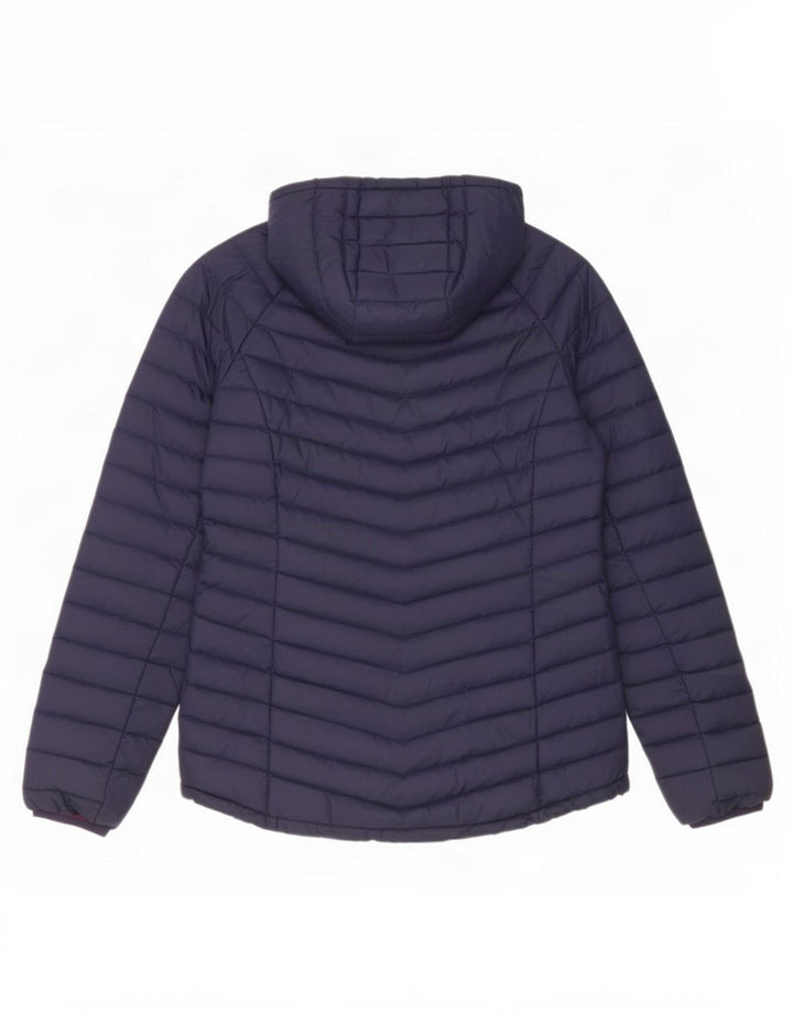 Mountain Warehouse Wattierte Damenjacke mit Kapuze, Gr. 10, Marineblau