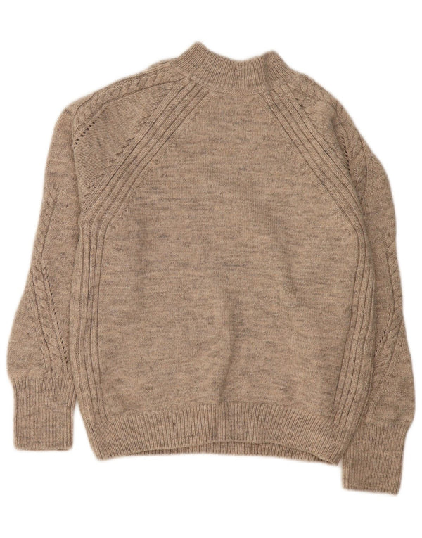 Marks & Spencer Rollkragenpullover für Damen, Gr. 10, Größe S, Beige