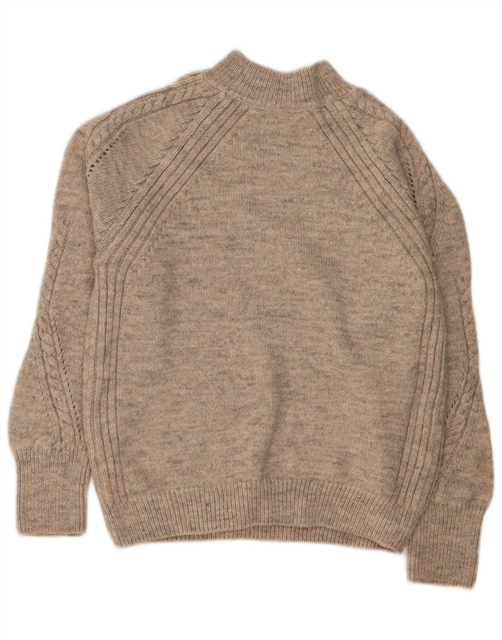 Marks & Spencer Rollkragenpullover für Damen, Gr. 10, Größe S, Beige