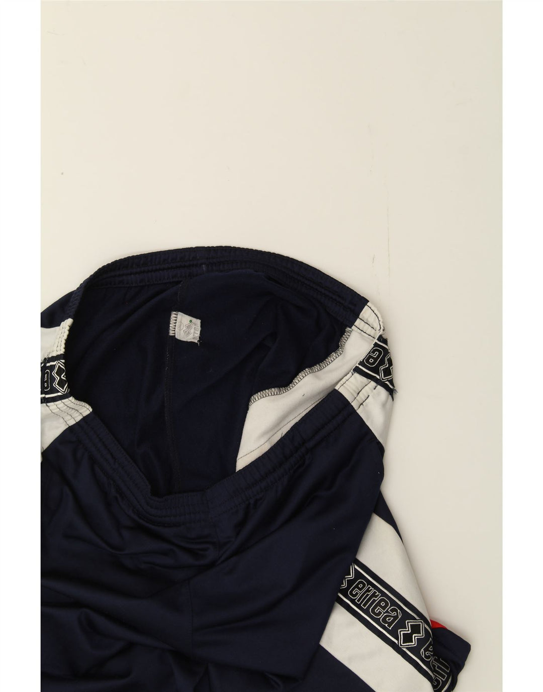 ERREA Mens Graphic Sport Shorts XL  Navy Blue Colourblock Vintage Errea and Second-Hand Errea from Messina Hembry 