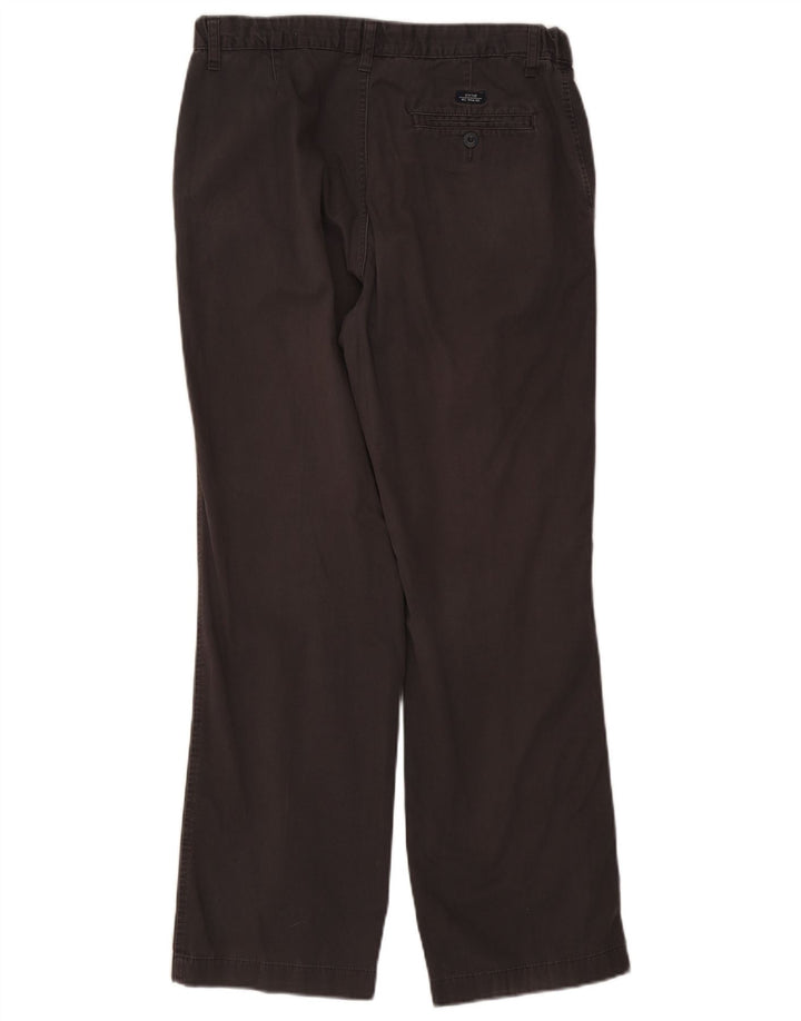 Marks & Spencer Herren Blue Harbour Gerade Chinohose W34 L31 Schwarz