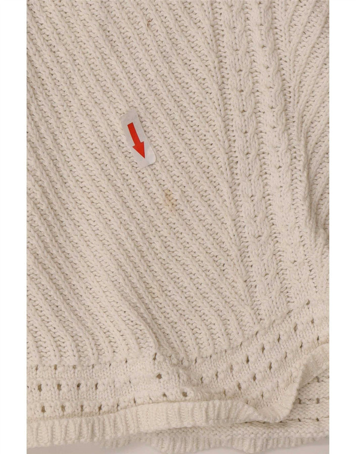Marks & Spencer Damen-Pullover mit U-Boot-Ausschnitt, Gr. 14, Mittel, gebrochenes Weiß