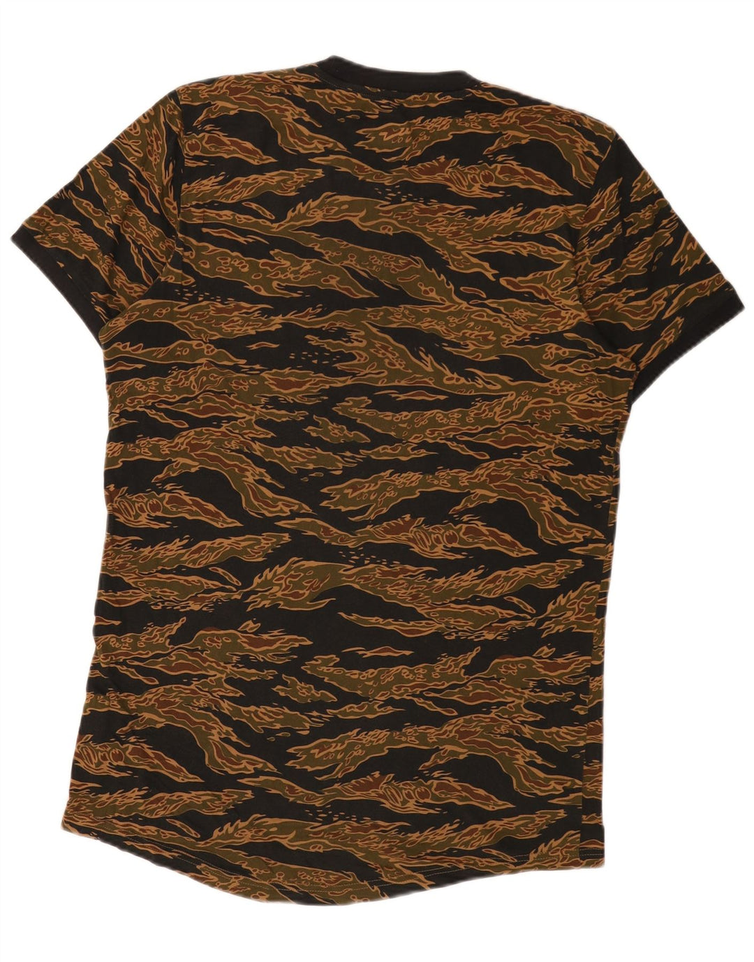 ADIDAS Herren T-Shirt Top Mittelbraun Camouflage