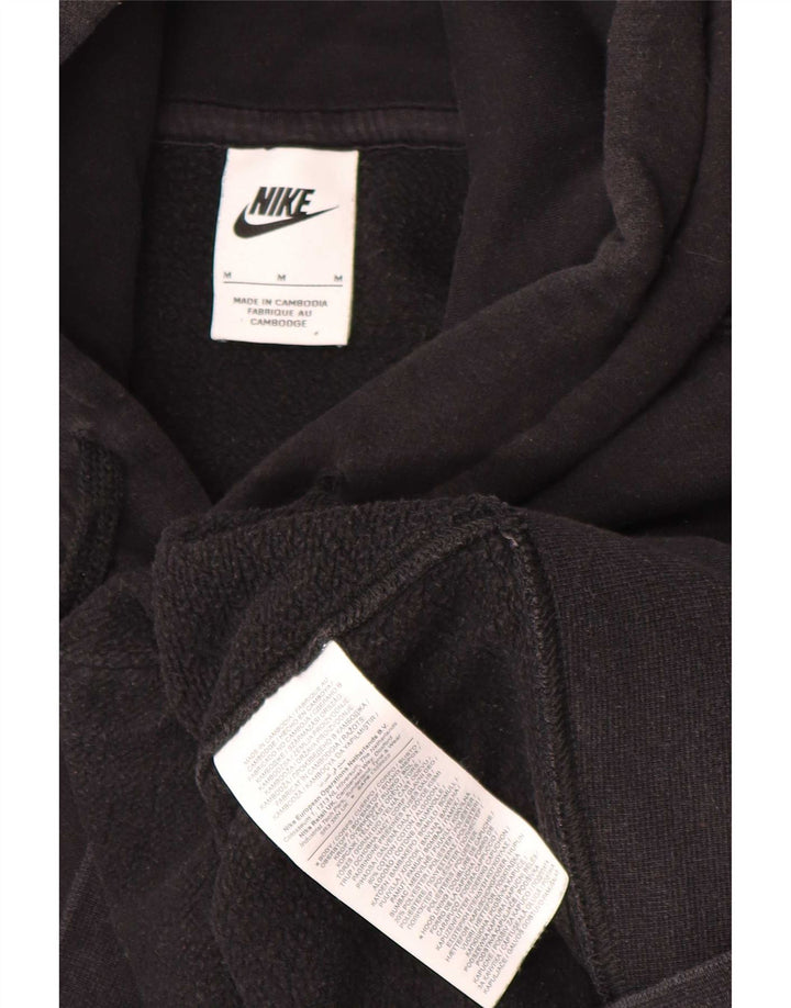 Nike Herren-Kapuzenpullover mit lockerer Passform, mittelschwarze Baumwolle