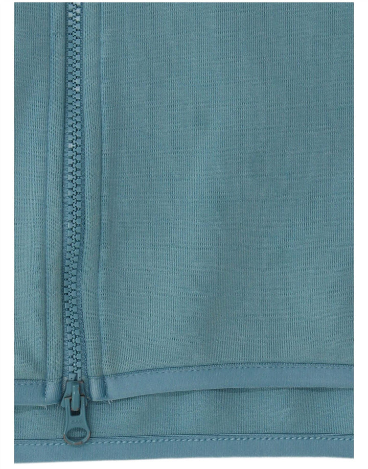 Nike Herren-Kapuzenpullover mit Reißverschluss, groß, aus blauer Baumwolle