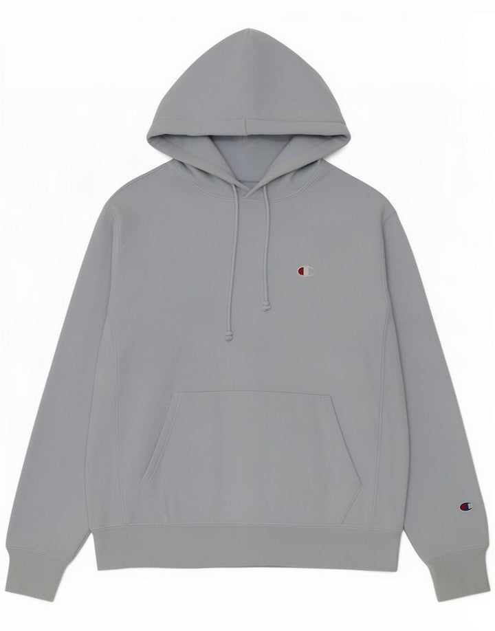 Champion Reverse Weave Kapuzenpullover für Herren aus mittelblauer Baumwolle