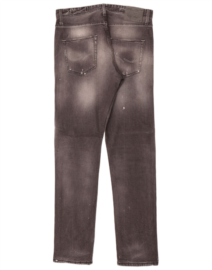 Jack & Jones Herren Distressed Slim Jeans W32 L33 Grau