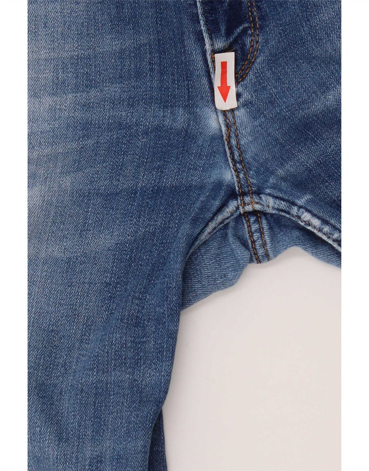 Lee Damen Marion Straight Jeans W30 L31 Blaue Baumwolle
