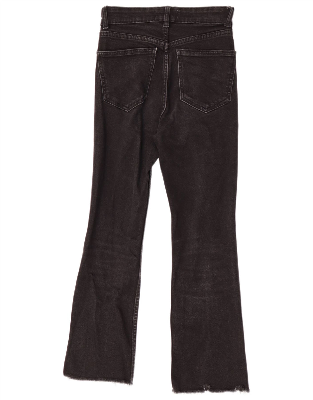 Zara Damen Bootcut Jeans EU 34 2XS W24 L25 Schwarz