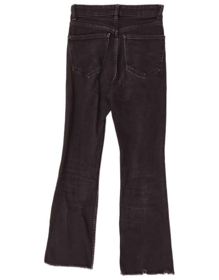 Zara Damen Bootcut Jeans EU 34 2XS W24 L25 Schwarz