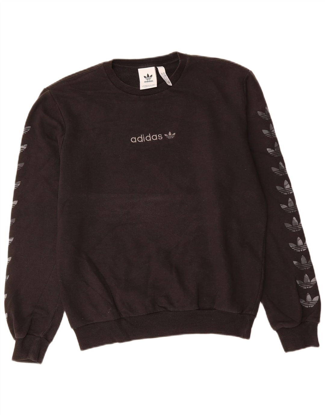 ADIDAS Herren Grafik Sweatshirt Pullover XS Schwarz Baumwolle