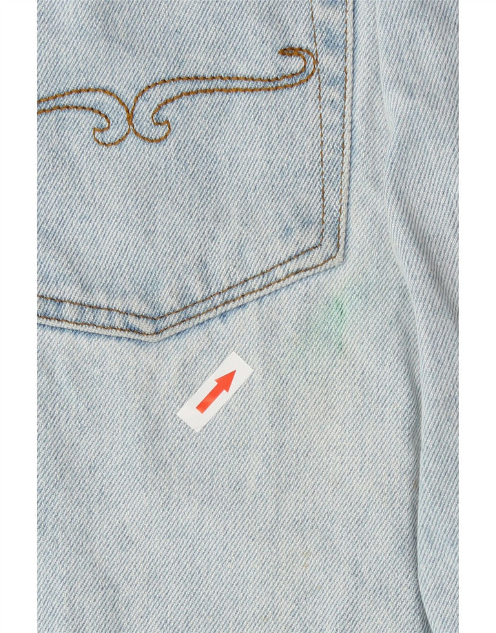 Charro Herren Straight Jeans W34 L29 Blaue Baumwolle