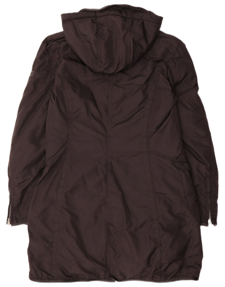 PEUTEREY Wattierter Damenmantel mit Kapuze IT 48 XL Schwarz Polyamid