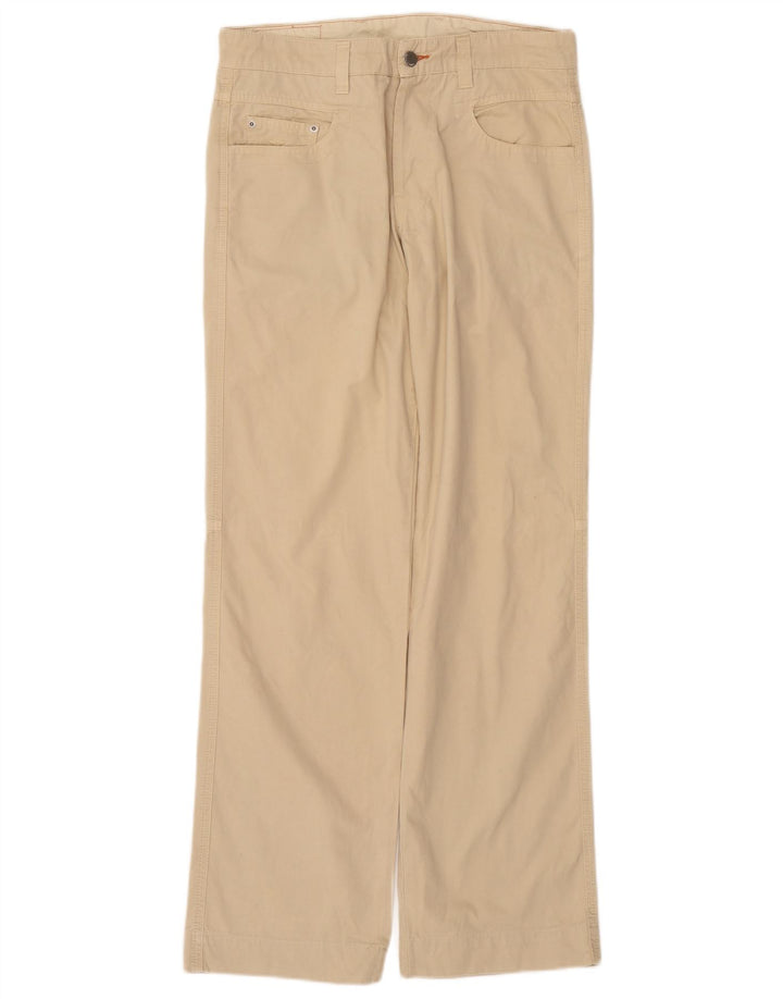 Goose & Gander Gerade Freizeithose für Herren IT 48 Mittel W32 L32 Beige