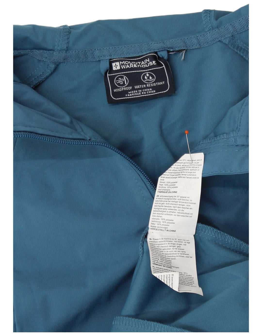 MOUNTAIN WAREHOUSE Damen-Regenjacke mit Kapuze, UK 6, XS, Blau, Polyester