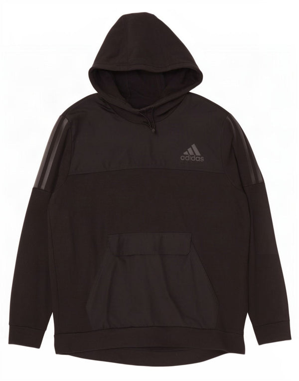 Adidas Herren Kapuzenpullover XL Schwarz Baumwolle
