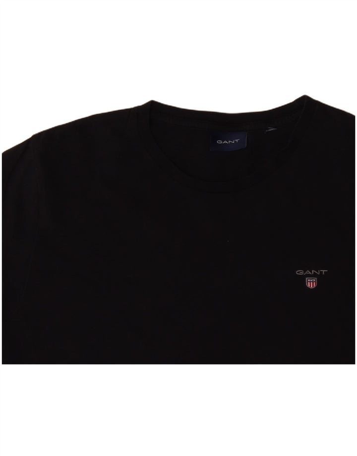 GANT Herren-T-Shirt-Oberteil, mittelgroß, marineblau, Baumwolle