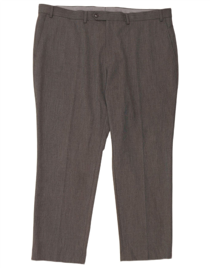 CHAPS Herren-Anzughose, gerade, W42, L30, Grau