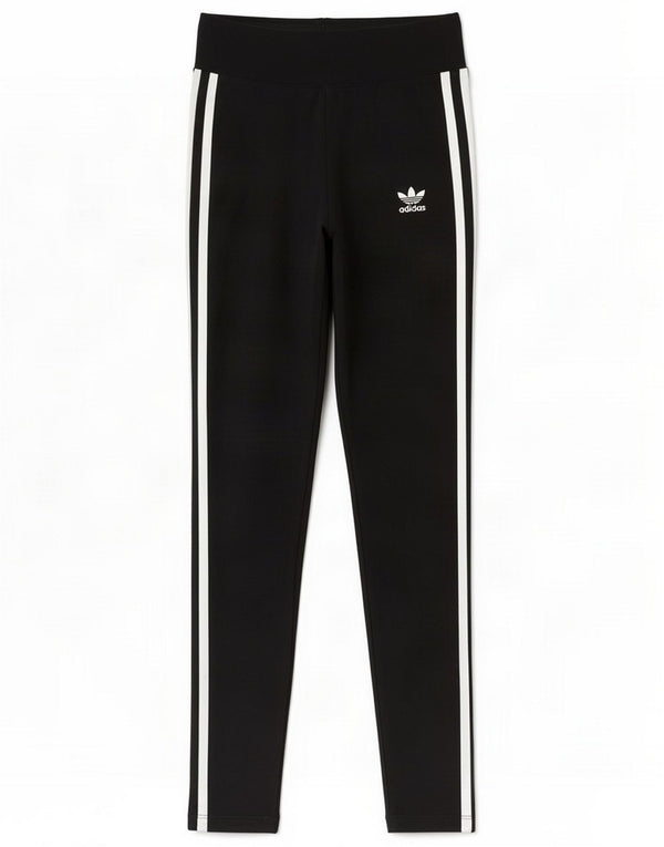 Adidas Damen Leggings UK 4 XS Schwarz Baumwolle