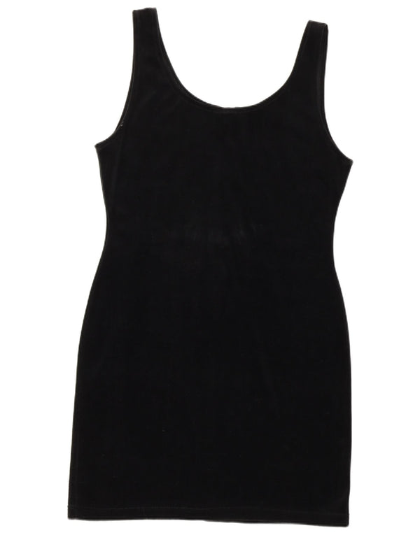CLASSIC Damen Slim Fit, figurbetontes Kleid UK 12 Medium Schwarz