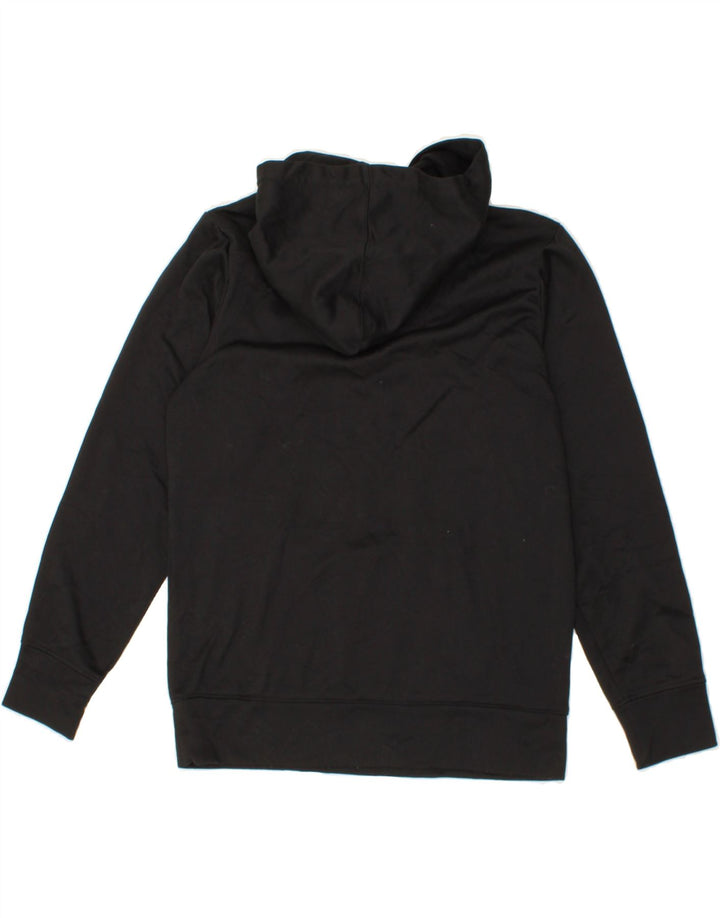 CHAMPION Boys Graphic Hoodie Jumper 12-13 Years Large Black Polyester Vintage Champion and Second-Hand Champion from Messina Hembry 